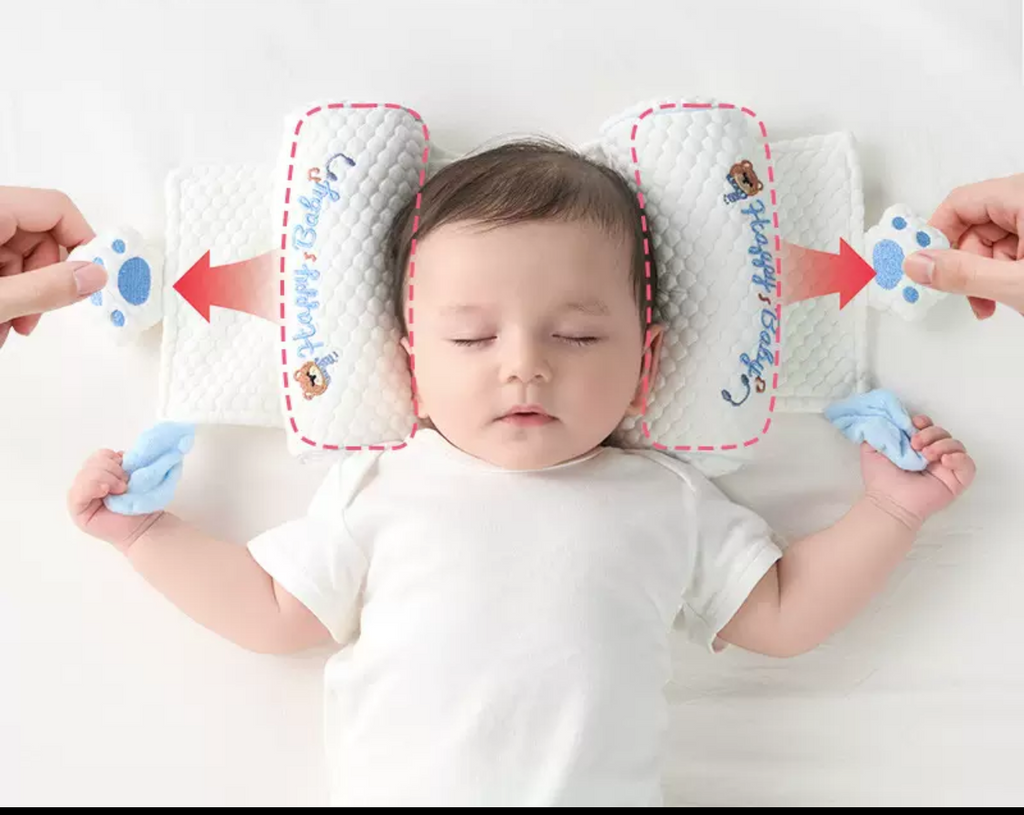 Coussin de Maintien Nuque Bébé Ergonomique - Mousse Mémoire de Forme