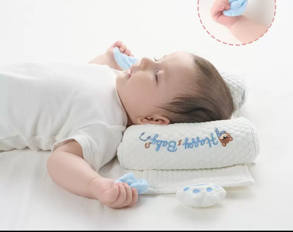 Coussin de Maintien Nuque Bébé Ergonomique - Mousse Mémoire de Forme