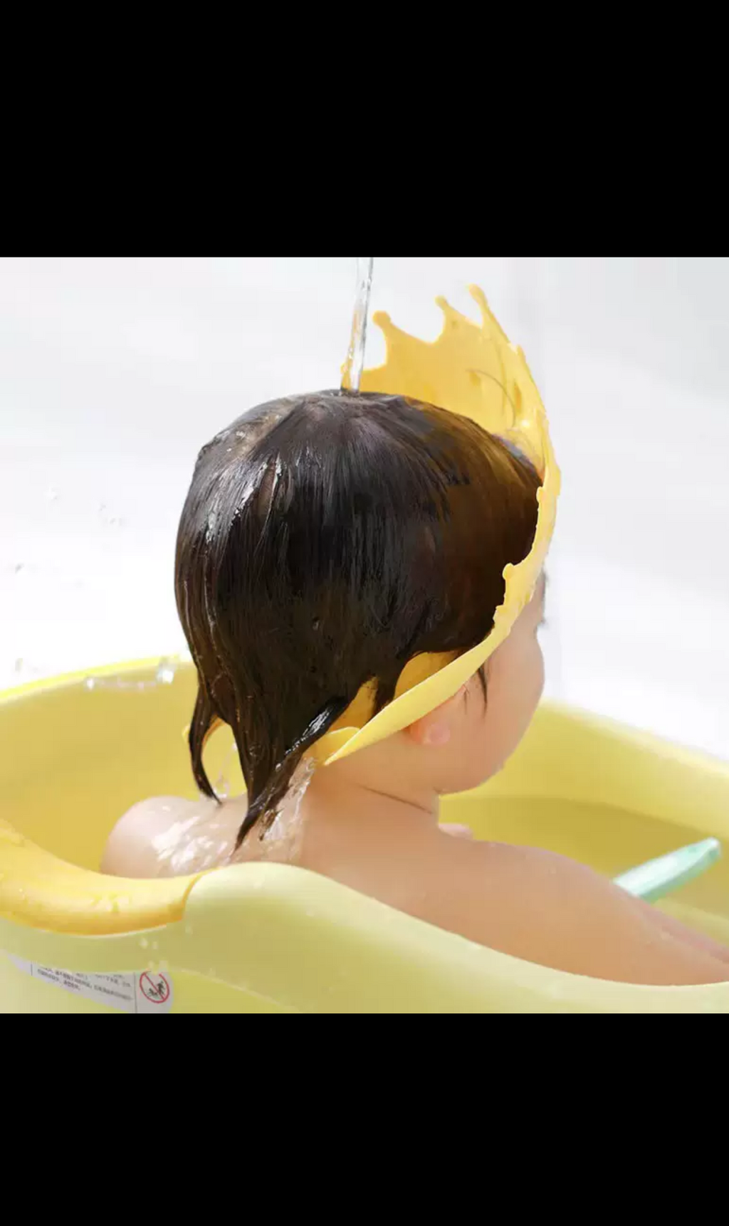 Visière de Protection Bain Bébé Anti-Shampoing - Ajustable et Confortable